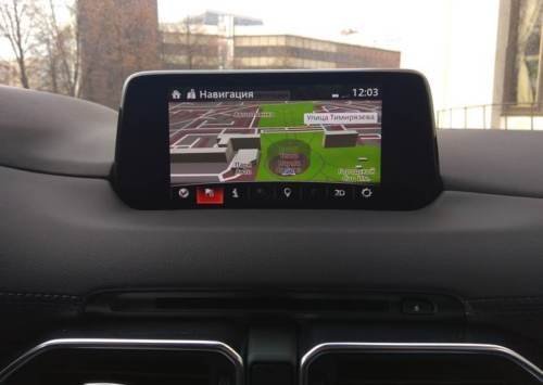 Mazda 3 navigation system
